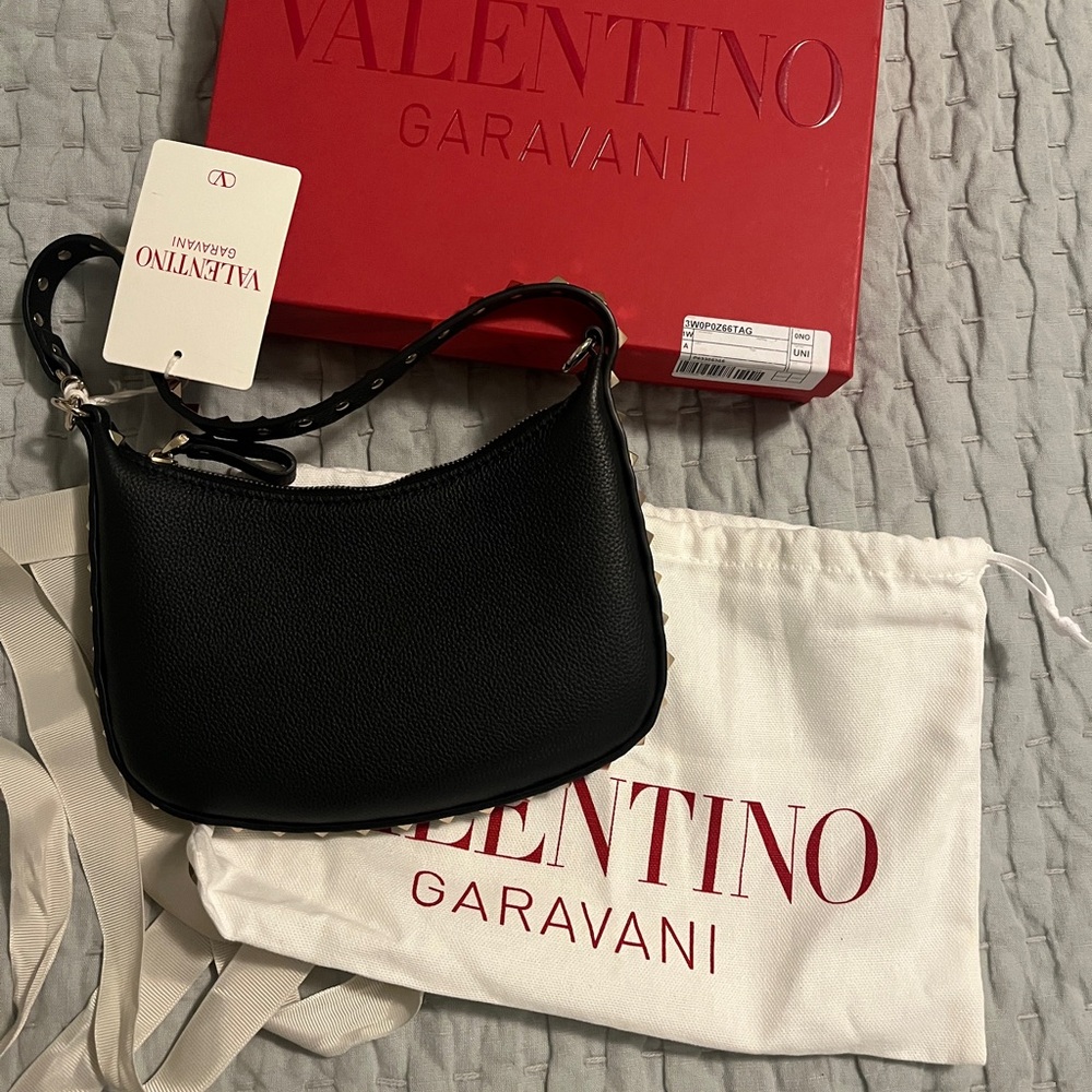 Valentino Garavani Mini Hobo Rockstud Bag